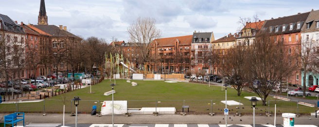 Der Neumarkt in Mannheim wurde umgestaltet.