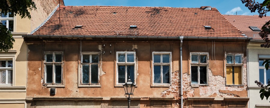 Heruntergekommenes Haus in Neuruppin