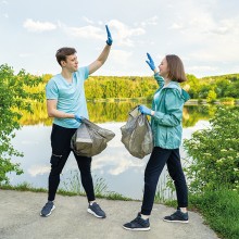 Plogging ist ein globaler Trend.