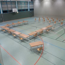 Coronavirus und die Folgen: Der Gemeinderat in Groß Köris tagt nun in der Mehrzweckhalle