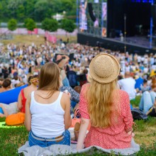 Ein Open-Air-Konzert