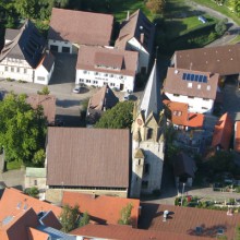 In dieser Kirche in Kupferzell brach Corona aus
