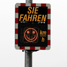 Verkehrsschilder werden häufig ignoriert - dieses hier aber nachweislich nicht!