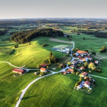 Schöne Landschaft: Viele träumen vom Landleben. 