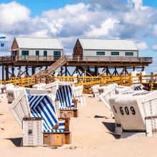 Am Strand in Sankt Peter-Ording