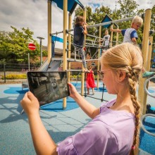 Erweiterte Realität AR-Spielplatz