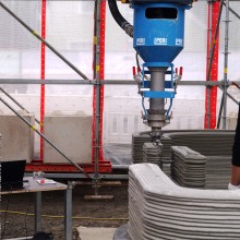 gedruckte Wohnhaus Beckum 3D-Drucker