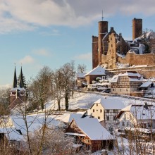 Burg Hanstein in Thüringen
