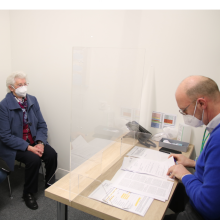 Termin im Impfzentrum in Borken
