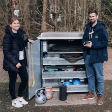 Die Sportbox der Stadt Münster kommt sehr gut an
