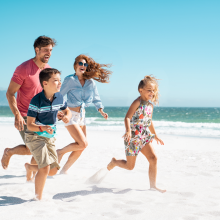 Zweitwohnsitz -Dürfen Kinder mit? Strandbild 