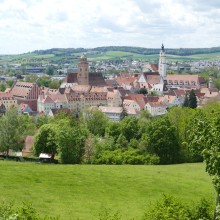 Donauwörth Blick auf die bayerische Stadt