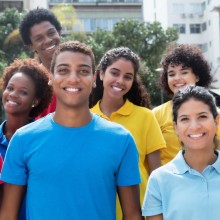 Studenten aus mehreren Nationen