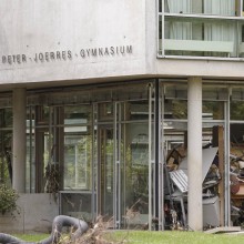 Flutkatastrophe in Bad Neuenahr - Blick in ein Klassenzimmer des örtlichen Gymnasiums 