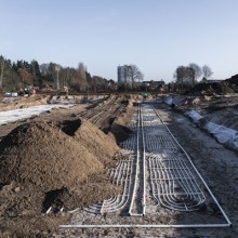 Klimaquartier Hüttengelände: die Bodenkollektoren