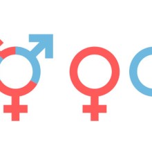 Frau Mann Symbole