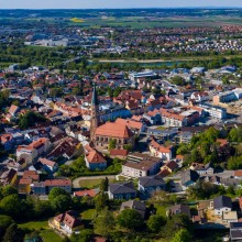 Dingolfing Blick auf die Stadt
