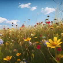  Ein Mittel für mehr Klimaschutz: Wilde Blumenwiesen. 