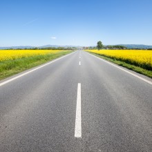 Straße auf dem Land