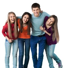 Gruppe von jungen Menschen