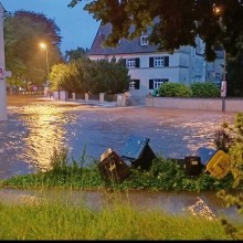Überschwemmung Schrobenhausen Hochwasser