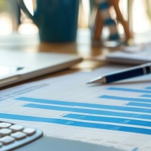 Finanznot: Laptop und Rechner
