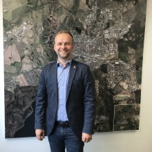 Oberbürgermeister Mario Witt in guten Tagen